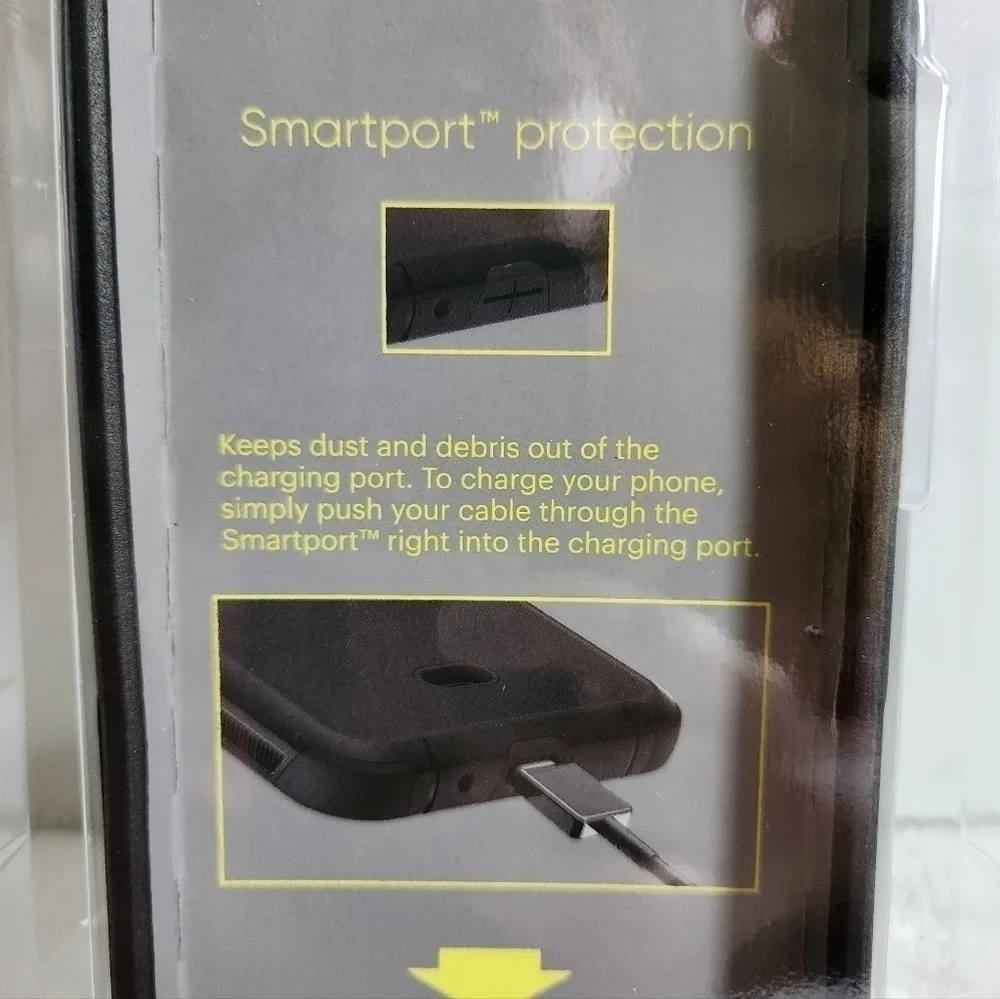 Protect Onn. BLU View 3 Black Slim Rugged Phone Case
